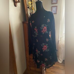 Madeline Black Floral Dress